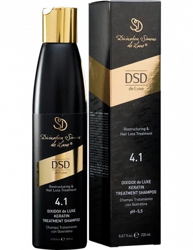 Восстанавливающий шампунь с кератином DSD De Luxe 4.1 Dixidox Keratin Treatment Shampoo