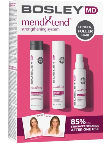 Набір для зміцнення та живлення волосся Bosley MD MendXtend Strengthening System for Longer, Fuller Hair